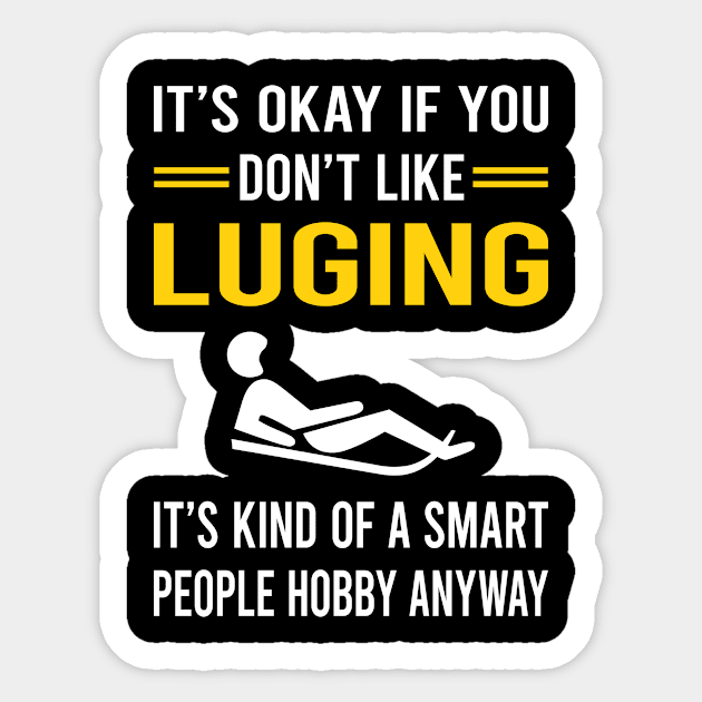 Smart People Hobby Luge Luger Sticker by Good Day